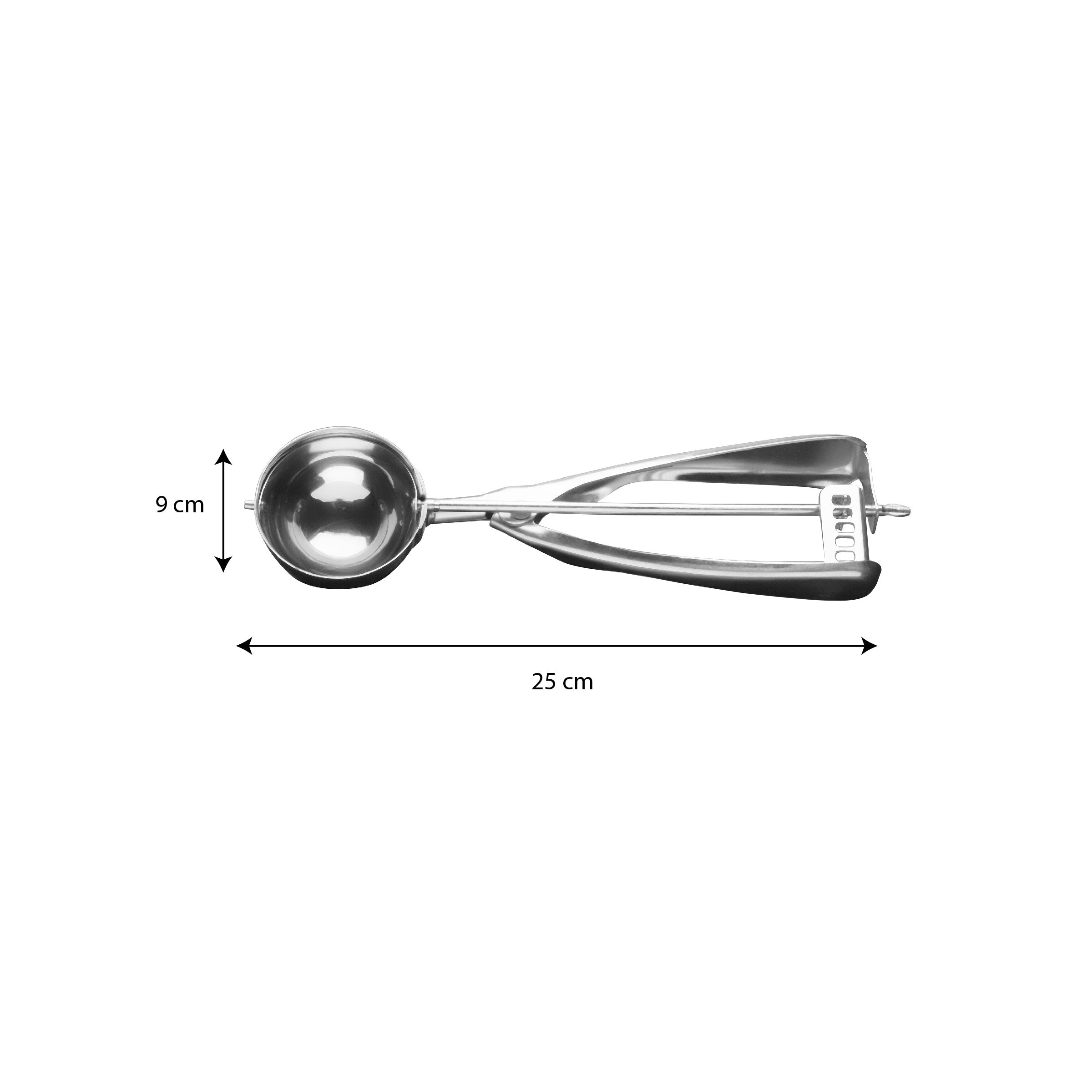 Ice Scooper Medium Stainless Steel Handle