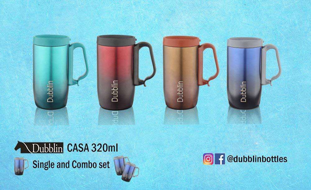 Casa 320 ml Thermos Flask - Hot and Cold (Maroon)
